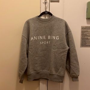Grey Anine Bing Sport Sweatshirt